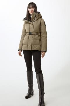 Chamarras Canada Goose Mujer Outlet - McKenna Abrigos Black Label Marrom NU3894165